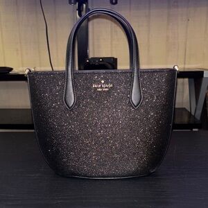 Kate Spade Black Sparkle Tote